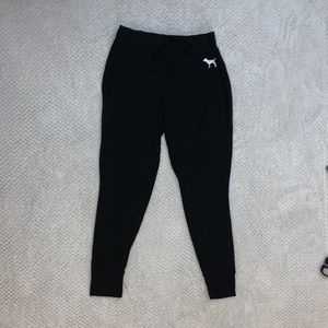 Pink black joggers